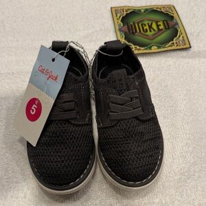 Cat & Jack Black Knit Slip-On Sneakers for Kids.
